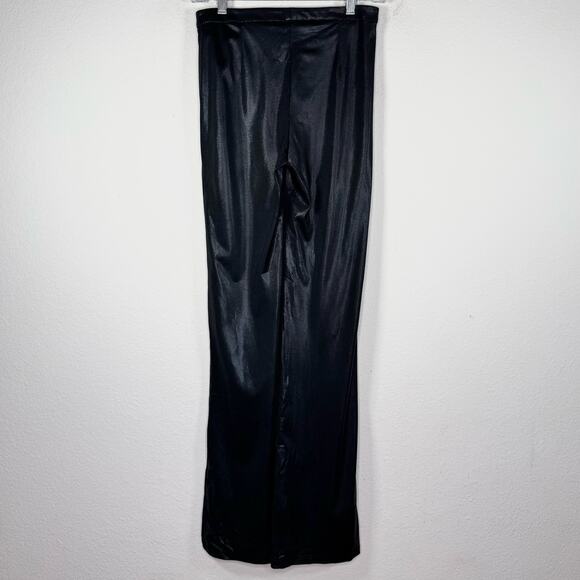 Bisou Bisou Michelle Bohbot Black Flare Leg Pants XS - Picture 2 of 11